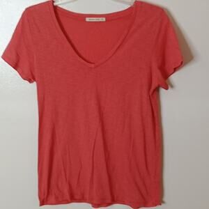 Marine Layer Vivid Coral Short Sleeve Tee